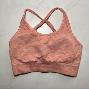 AYBL Peach Marl Motion Seamless Sports Bra Small